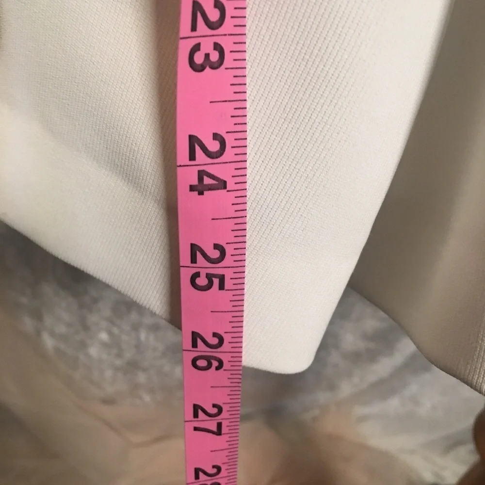 Topshop Ivory Double-Breasted Blazer
